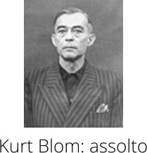 Kurt Blom: assolto