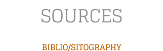 SOURCES BIBLIO/SITOGRAPHY