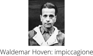 Waldemar Hoven: impiccagione