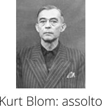 Kurt Blom: assolto