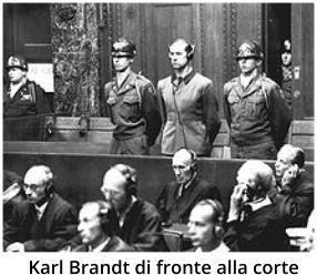 Karl Brandt di fronte alla corte