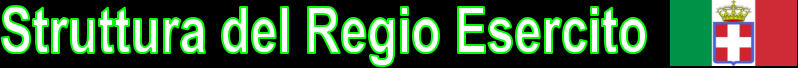 Struttura del Regio Esercito
