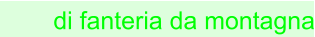di fanteria da montagna