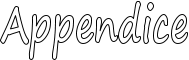 Appendice