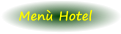 Menù Hotel