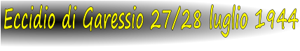 Eccidio di Garessio 27/28 luglio 1944